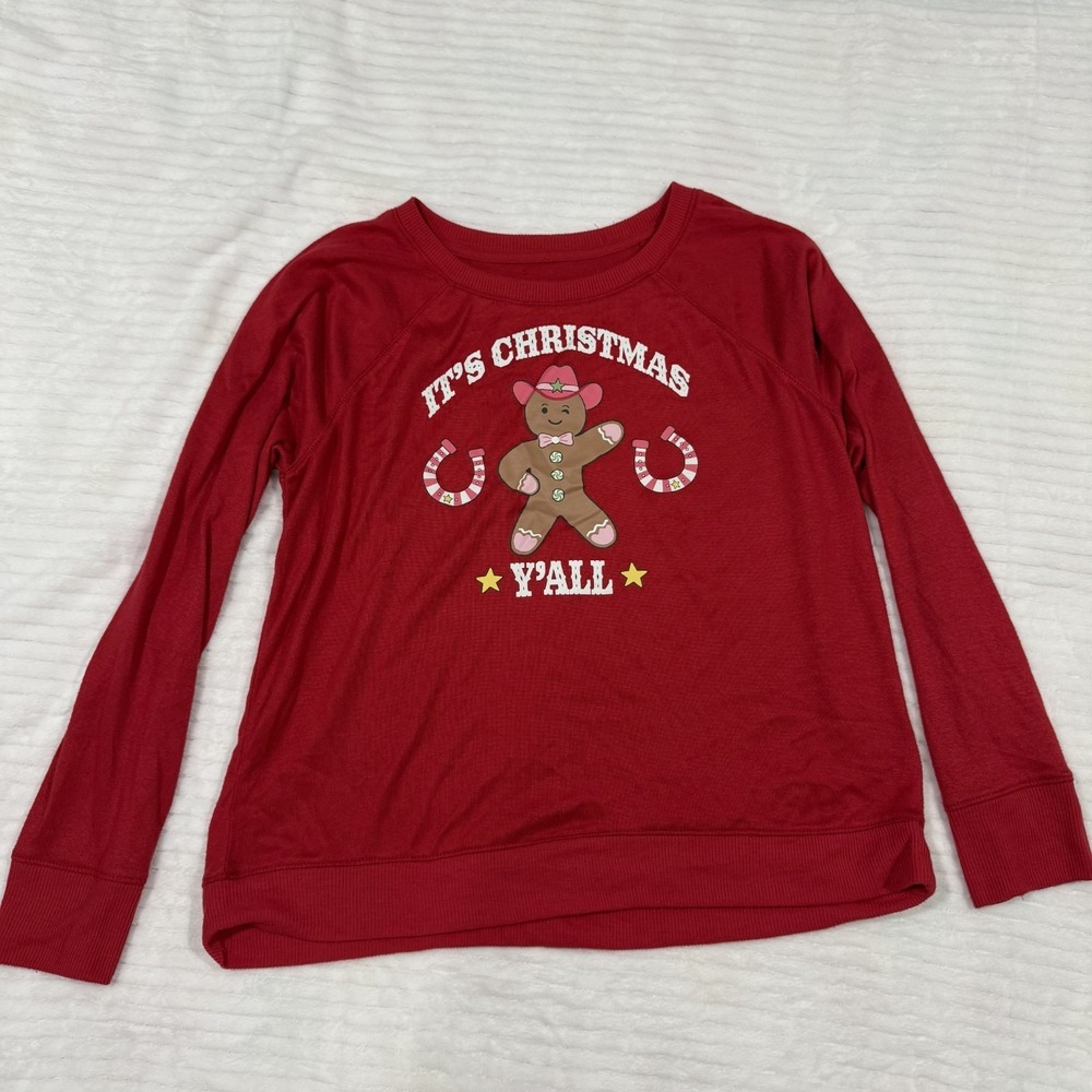 Magical Season Women's Large Christmas Pajama Sleep Shirt It's‎ Christmas Y'All